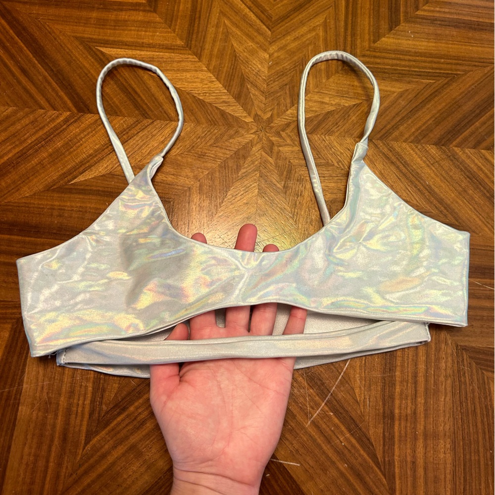 Iridescent rave outfit (or swimwear) - Picture 8 of 12